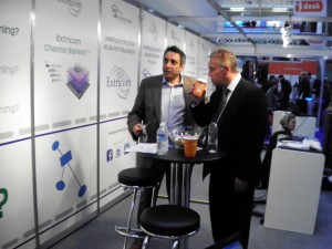 visitors to the Extricom / Solutions House stand at BETT 2012