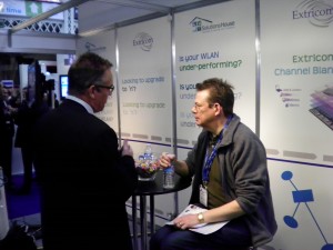 Extricom and Solutions House stand at BETT 2012 show